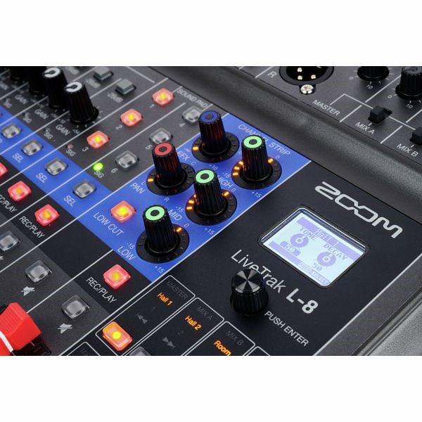 Mixer Digital Zoom LiveTrak L-8