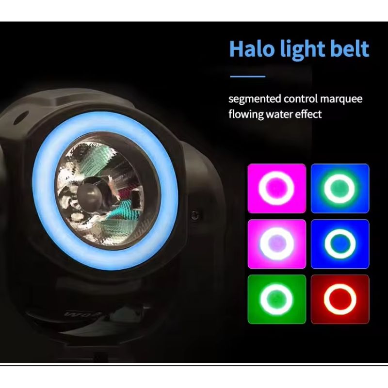 Đèn sân khấu Beam Moving Head 60W viền LED