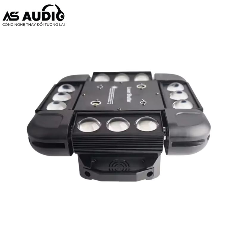 Đèn Ma Trận Moving 12 Mắt Vuông 3in1