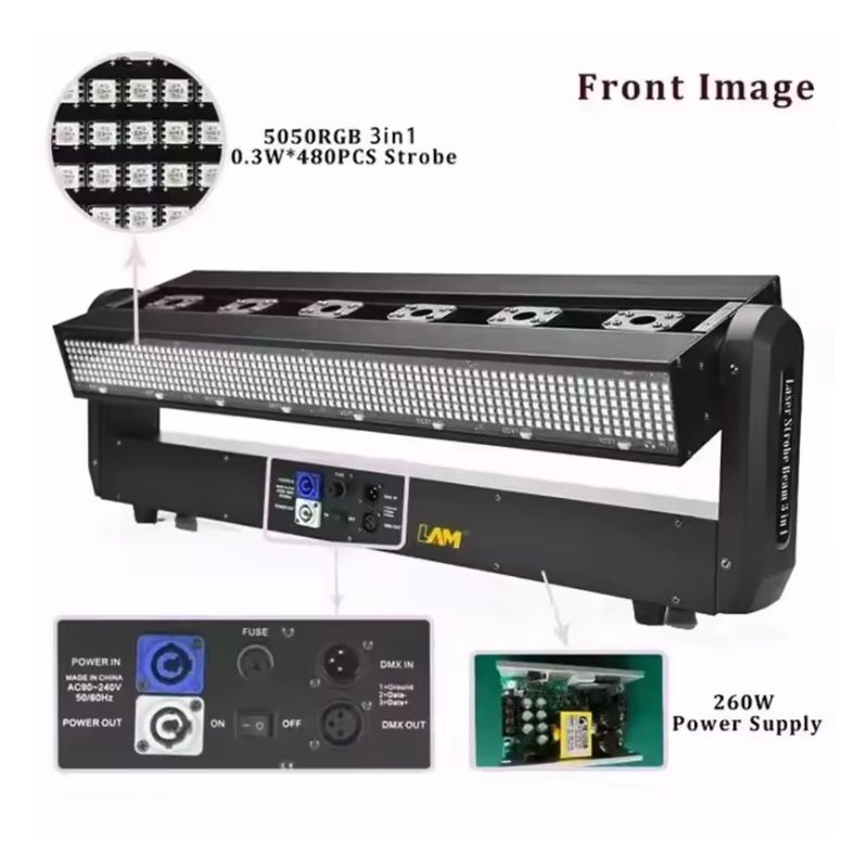 Đèn Laser Moving 3 Mặt NE 655