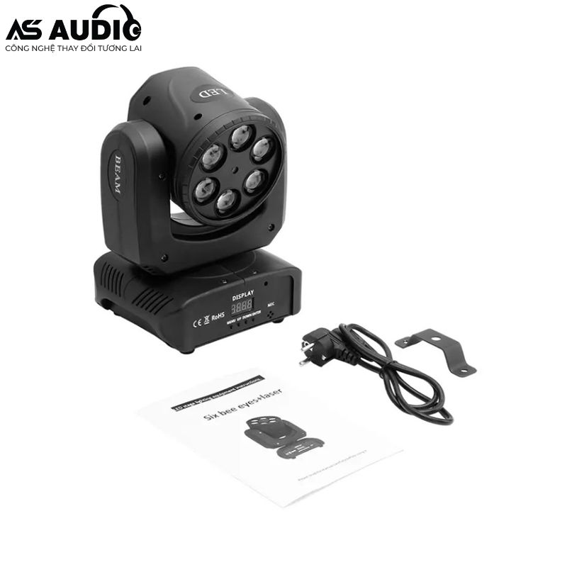 Đèn Moving Laser Tạo Luồng 6 Mắt NE 907