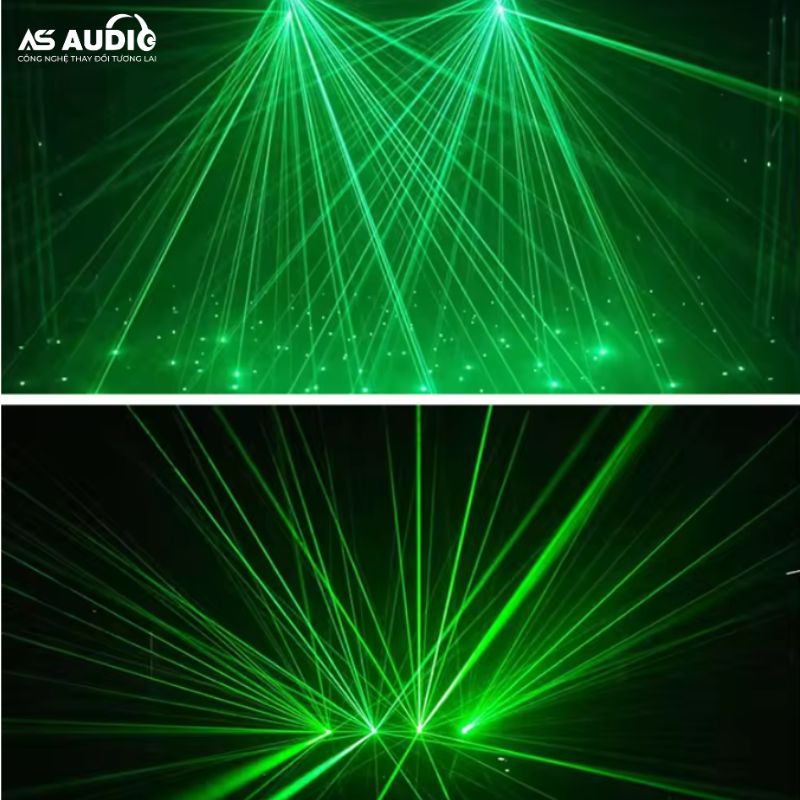Đèn Moving Laser Tạo Luồng 6 Mắt NE 907