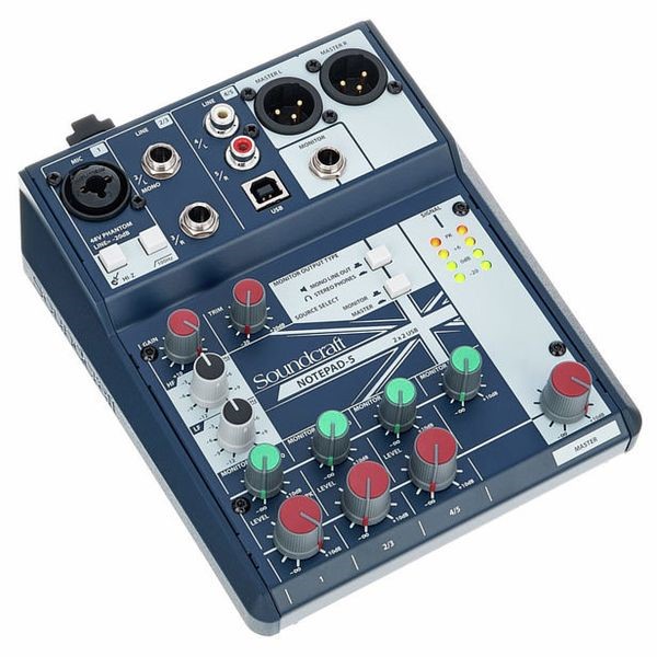Bộ trôn tín hiệu âm thanh Soundcraft Notepad-5