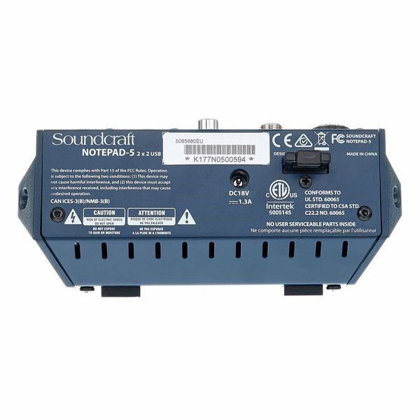 Bộ trôn tín hiệu âm thanh Soundcraft Notepad-5