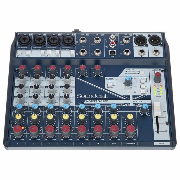 Mixer Soundcraft Notepad-12FX