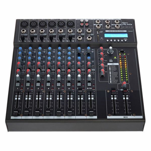 Mixer The T.mix xmix 1202 FXMP USB Case Bundle